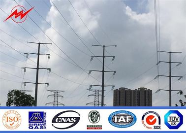 چین Medium Voltage Electrical Power Pole , Customized Transmission Line Poles تامین کننده