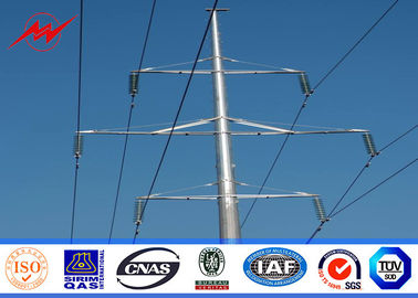 چین 15M Octagonal Electric Insulators Distribution Poles For 132KV Electrical Power تامین کننده