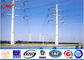 11.8M 50KN 6mm Thikcness Steel Utility Pole For Electrical Power Tower تامین کننده