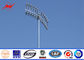 30m Football Stadium Park Light Pole Columniform 50 Years Lift Time تامین کننده