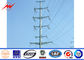 17M High Voltage 220KV Galvanized Electric Steel Power Pole 620 Mpa Tensile Strength تامین کننده