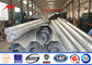 400 KV Steel Utility Galvanized Steel Poles With Shock Resistance Power Line تامین کننده