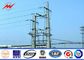 11.8m - 1250dan Electricity Pole Galvanized Steel Pole 14m For Electric Line تامین کننده
