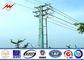11.8m - 1250dan Electricity Pole Galvanized Steel Pole 14m For Electric Line تامین کننده